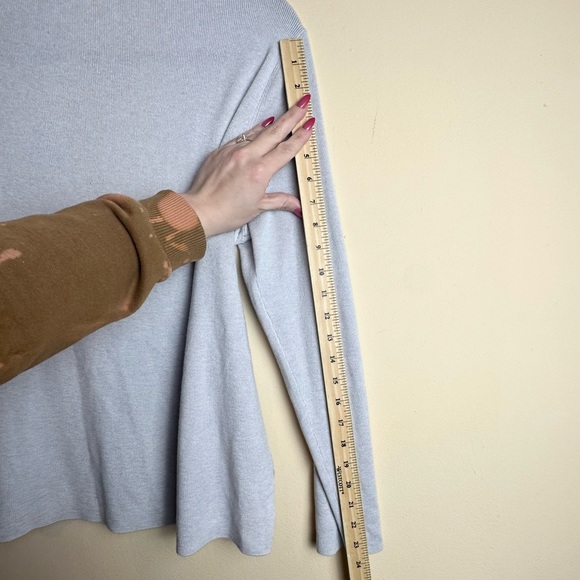 J. Jill Light Gray Wool Blend Open Front Cardigan Sweater Women’s Size Medium - Picture 10 of 12